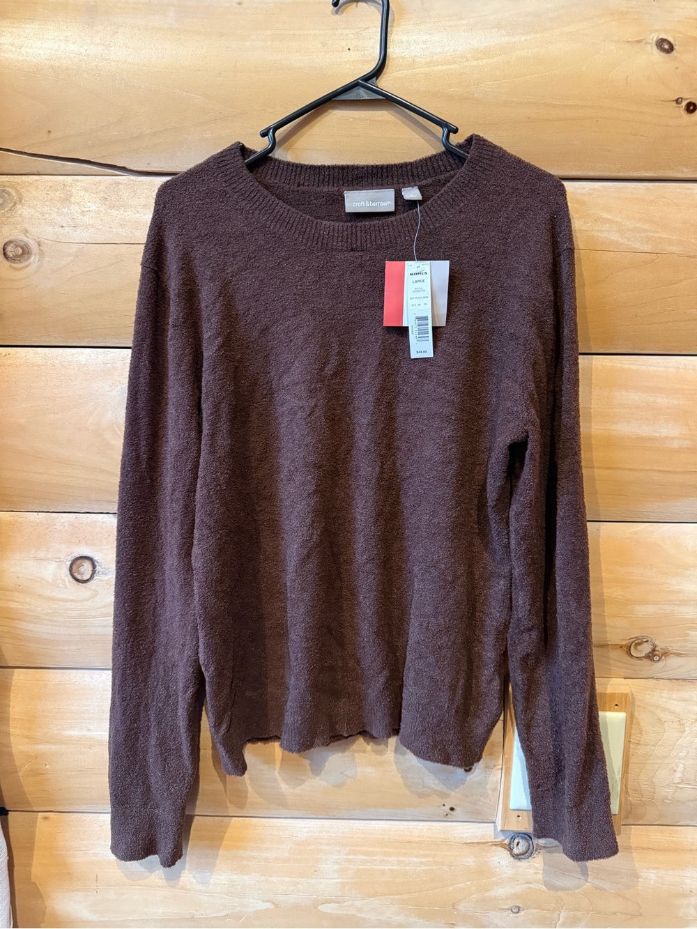 Kohl's Croft & Brown Crewneck Sweater size large
